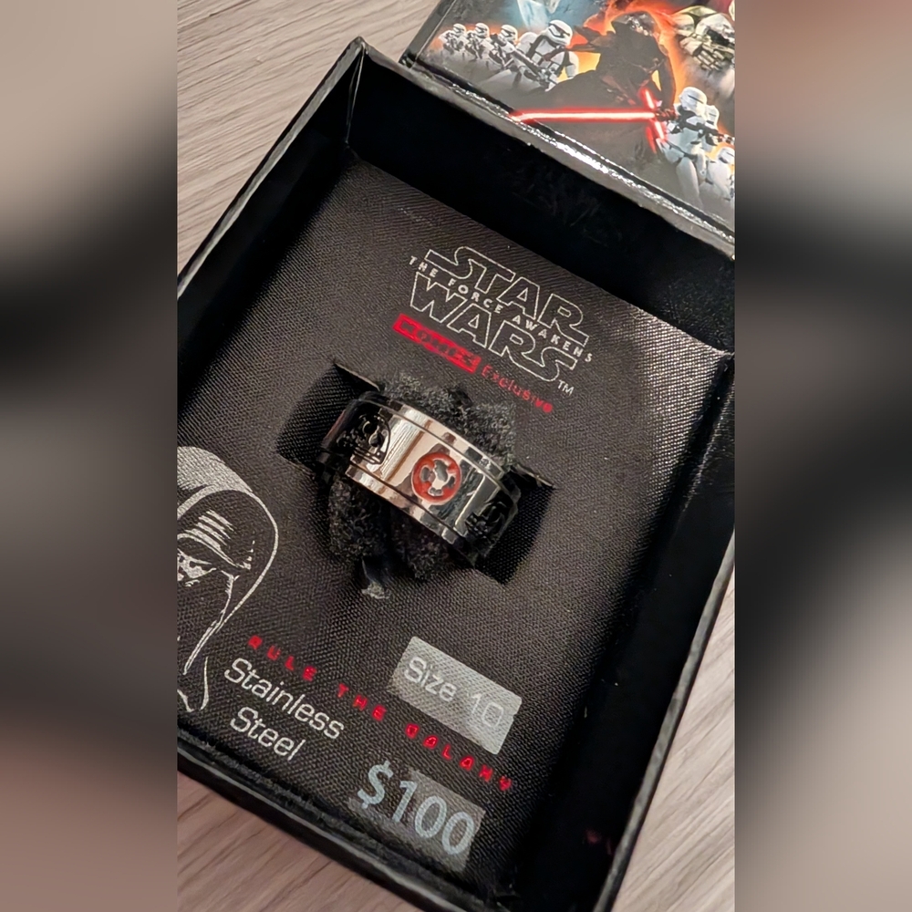 🎉SALE🎉Disney Star Wars Stainless Steel BB8 Ring Size 10